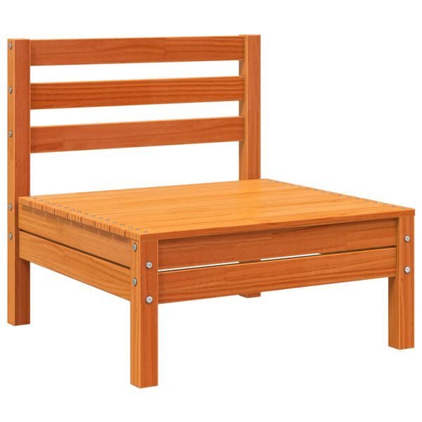 vidaXL Zahradn&iacute; pohovka bez područek voskově hněd&aacute; masivn&iacute; borovice