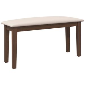 vidaXL Lavice 90 cm Hněd&aacute; masivn&iacute; dřevo Guma