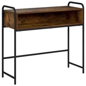 vidaXL Konzolov&yacute; stolek Kouřov&yacute; dub 90 x 33 x 80,5 cm Kompozitn&iacute; dřevo