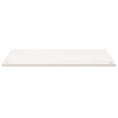 vidaXL Deska psacího stolu bílá 100 x 50 x 2,5 cm masivní borové dřevo