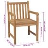 vidaXL Zahradn&iacute; židle 8 ks b&eacute;žov&eacute; podu&scaron;ky masivn&iacute; teak
