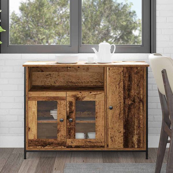 vidaXL Serv&iacute;rovac&iacute; skř&iacute;ň Star&eacute; dřevo 100 x 35 x 75 cm