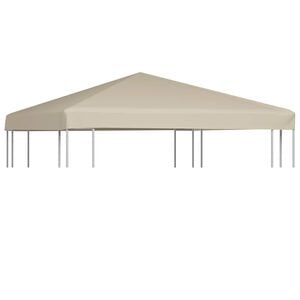 vidaXL N&aacute;hradn&iacute; střecha na alt&aacute;n 310 g/m&sup2; 3x3 m b&eacute;žov&aacute;