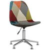 vidaXL Otočn&eacute; j&iacute;deln&iacute; židle 2 ks patchwork textil