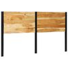 vidaXL Čelo postele 180 cm z masivn&iacute;ho dřeva ak&aacute;cie a železa