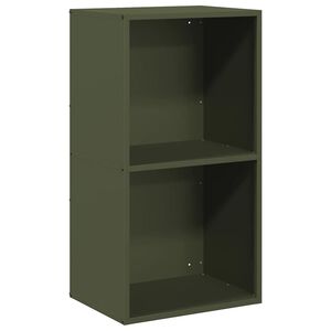 vidaXL Stojan na palivov&eacute; dřevo Olive Green Ocel v&aacute;lcovan&aacute; za studena
