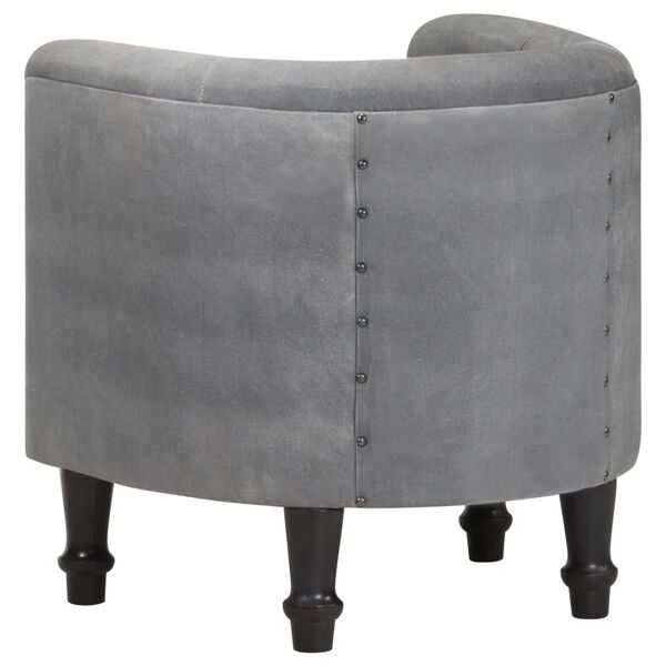 vidaXL Klubov&eacute; křeslo čern&eacute; prav&aacute; kůže a masivn&iacute; mangovn&iacute;kov&eacute; dřevo