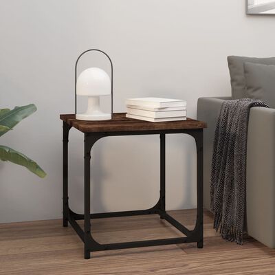 vidaXL Odkládací stolek kouřový dub 40 x 40 x 40 cm kompozitní dřevo