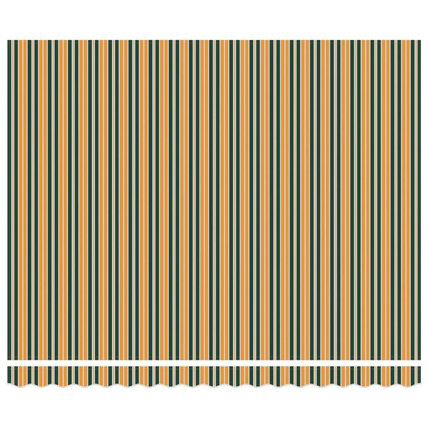 vidaXL Mark&yacute;za Zelen&aacute; a žlut&aacute; 400 x 300 x 165 cm Polyester a hlin&iacute;k