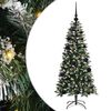 vidaXL Uměl&yacute; v&aacute;nočn&iacute; stromeček Zelen&aacute; 120 cm PVC, plast a ocel