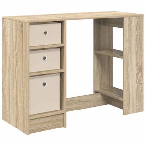 vidaXL Stůl Sonoma dub 100 x 40 x 75 cm Kompozitn&iacute; dřevo