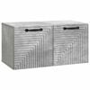 vidaXL N&aacute;stěnn&aacute; TV skř&iacute;ň N&aacute;stěnn&yacute; Betonově &scaron;ed&aacute; 59,5 x 31 x 30 cm
