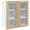 vidaXL Z&aacute;věsn&aacute; skř&iacute;ňka Sonoma dub 80 x 31 x 80 cm Kompozitn&iacute; dřevo