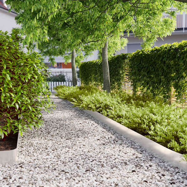 vidaXL Travn&iacute; lemy 10 ks 15x103 cm nerezov&aacute; ocel