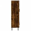 vidaXL Skř&iacute;ň highboard kouřov&yacute; dub 69,5 x 31 x 115 cm kompozitn&iacute; dřevo