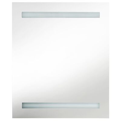 vidaXL LED koupelnová skříňka se zrcadlem zářivě bílá 50 x 14 x 60 cm