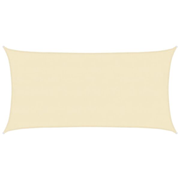 vidaXL Plachta proti slunci 160 g/m&sup2; kr&eacute;mov&aacute; 4 x 7 m HDPE