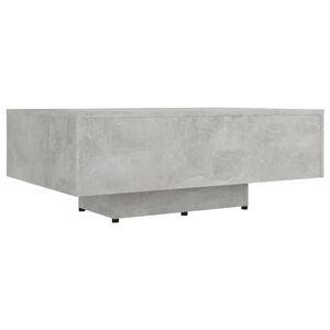 vidaXL Konferenčn&iacute; stolek betonově &scaron;ed&yacute; 85x55x31 cm kompozitn&iacute; dřevo