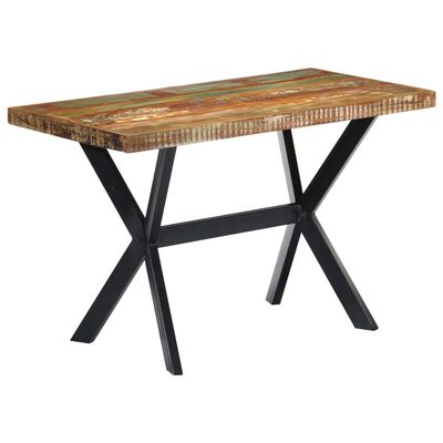 vidaXL Jídelní stůl 120 x 60 x 75 cm masivní recyklované dřevo