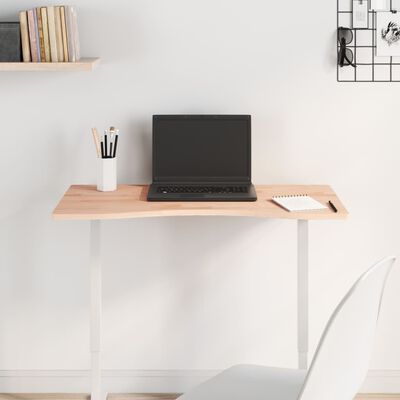 vidaXL Deska psacího stolu 80 x (36–40) x 1,5 cm masivní bukové dřevo