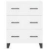 vidaXL Skř&iacute;ň highboard b&iacute;l&aacute; 69,5 x 34 x 180 cm kompozitn&iacute; dřevo
