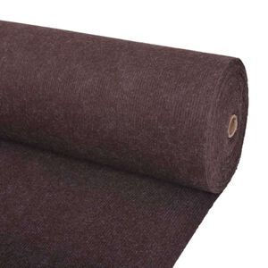 vidaXL Koberec Hněd&aacute; 1,2 x 20 m Polyester