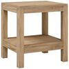 vidaXL Odkl&aacute;dac&iacute; stolek do koupelny 45x35x45 cm masivn&iacute; teakov&eacute; dřevo