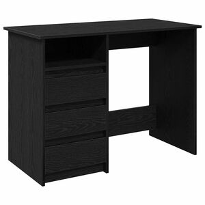 vidaXL Psac&iacute; stůl čern&yacute; 102 x 50 x 75 cm kompozitn&iacute; dřevo