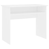 vidaXL Psací stůl bílý 90 x 50 x 74 cm dřevotříska