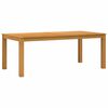 vidaXL J&iacute;deln&iacute; stůl 200 x 100 x 75 cm Masivn&iacute; dubov&eacute; dřevo Př&iacute;rodn&iacute;