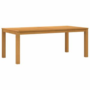 vidaXL J&iacute;deln&iacute; stůl 200 x 100 x 75 cm Masivn&iacute; dubov&eacute; dřevo Př&iacute;rodn&iacute;