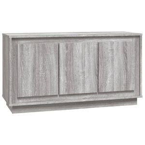 vidaXL Př&iacute;born&iacute;k &scaron;ed&yacute; sonoma 102 x 35 x 55 cm kompozitn&iacute; dřevo