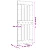 vidaXL Dveře NARVIK Př&iacute;rodn&iacute; 85 x 210 cm Masivn&iacute; borov&eacute; dřevo