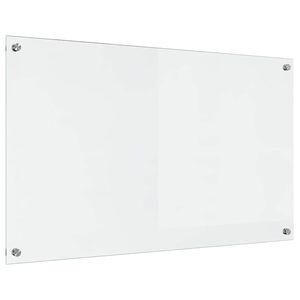 vidaXL Kuchyňská zástěna Transparentní 100 x 60 cm tvrzené sklo