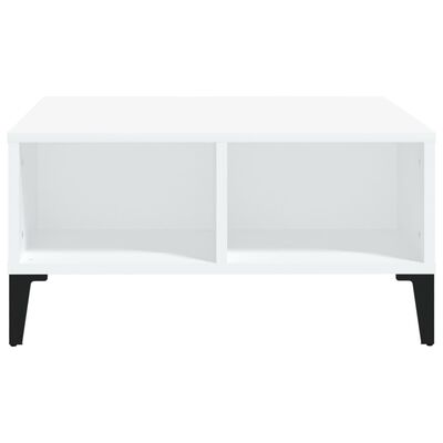vidaXL Konferenční stolek bílý 60 x 60 x 30 cm dřevotříska