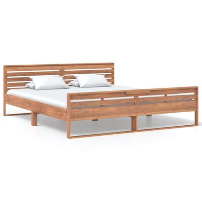vidaXL Rám postele masivní teakové dřevo 180 x 200 cm