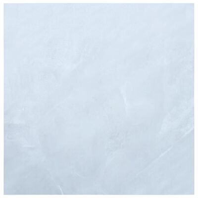vidaXL Samolepící podlahové desky 5,11 m² PVC bílý mramor