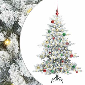 vidaXL Uměl&yacute; Skl&aacute;dac&iacute; V&aacute;nočn&iacute; Strom s stojanem B&iacute;l&aacute; 150 cm PVC a ocel