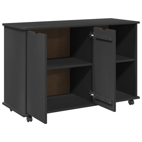 vidaXL Kolejov&aacute; skř&iacute;ň &Scaron;ed&aacute; 100 x 39 x 65,5 cm Masivn&iacute; borovicov&eacute; dřevo