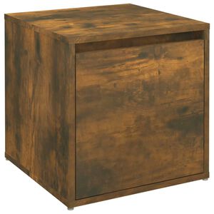 vidaXL &Uacute;ložn&yacute; box se z&aacute;suvkou kouřov&yacute; dub 40,5 x 40 x 40 cm kompozit