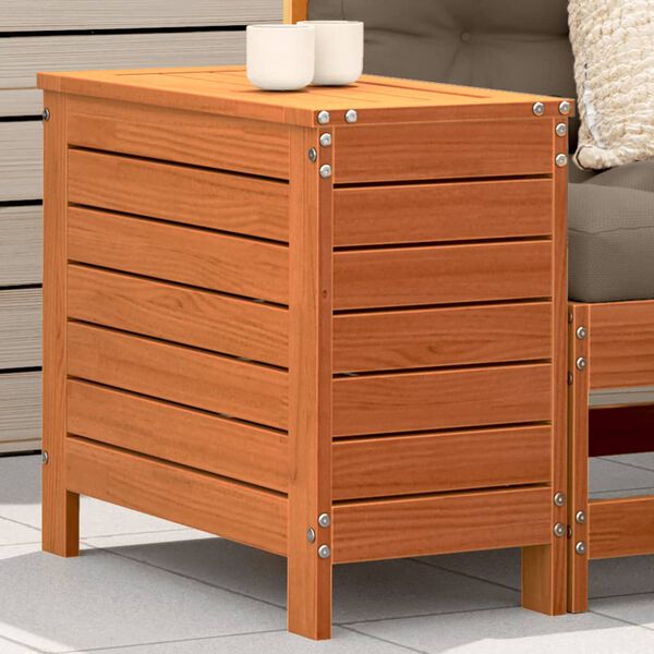 vidaXL Zahradn&iacute; podnožka voskově hněd&aacute; 62x31,5x52 cm masivn&iacute; borovice