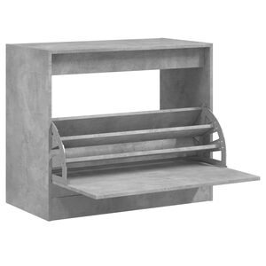vidaXL Botn&iacute;k betonově &scaron;ed&yacute; 80 x 42 x 69 cm kompozitn&iacute; dřevo