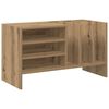 vidaXL Skř&iacute;ň na gramofonov&eacute; desky Artisanov&yacute; dub 78.5 x 35 x 45 cm