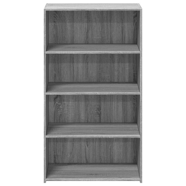 vidaXL Skříň highboard šedá sonoma 70 x 41 x 124 cm kompozitní dřevo