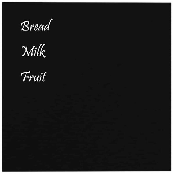 vidaXL N&aacute;stěnn&aacute; magnetick&aacute; tabule čern&aacute; 60 x 60 cm tvrzen&eacute; sklo