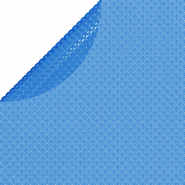 vidaXL Plovoucí kulatý solární PE kryt na bazén 455 cm modrý