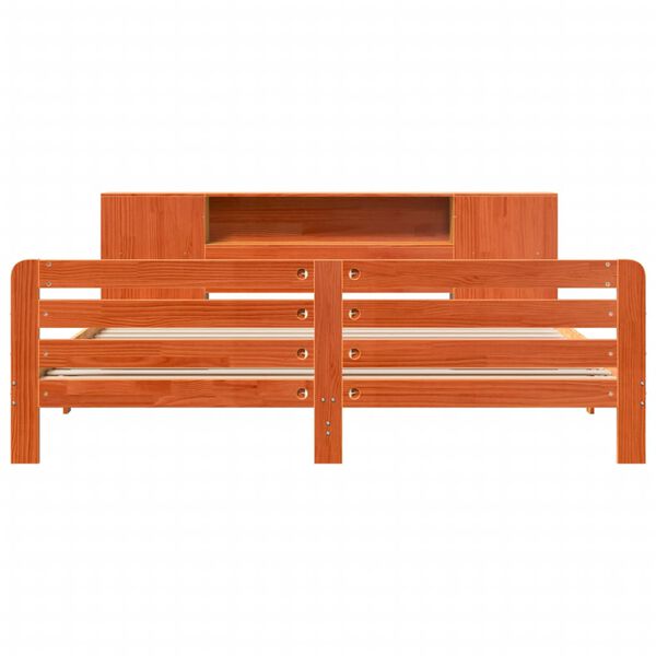 vidaXL Postel bez matrace voskově hněd&aacute; 180 x 200 cm masivn&iacute; borovice