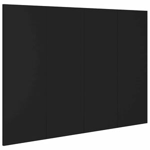 vidaXL Čelo postele čern&eacute; 120 x 1,5 x 80 cm kompozitn&iacute; dřevo
