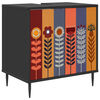 vidaXL Koupelnov&aacute; skř&iacute;ň ESSEN Čern&yacute; dub 60 x 40 x 61 cm