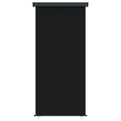 vidaXL Balkonová zástěna 122 x 250 cm černá